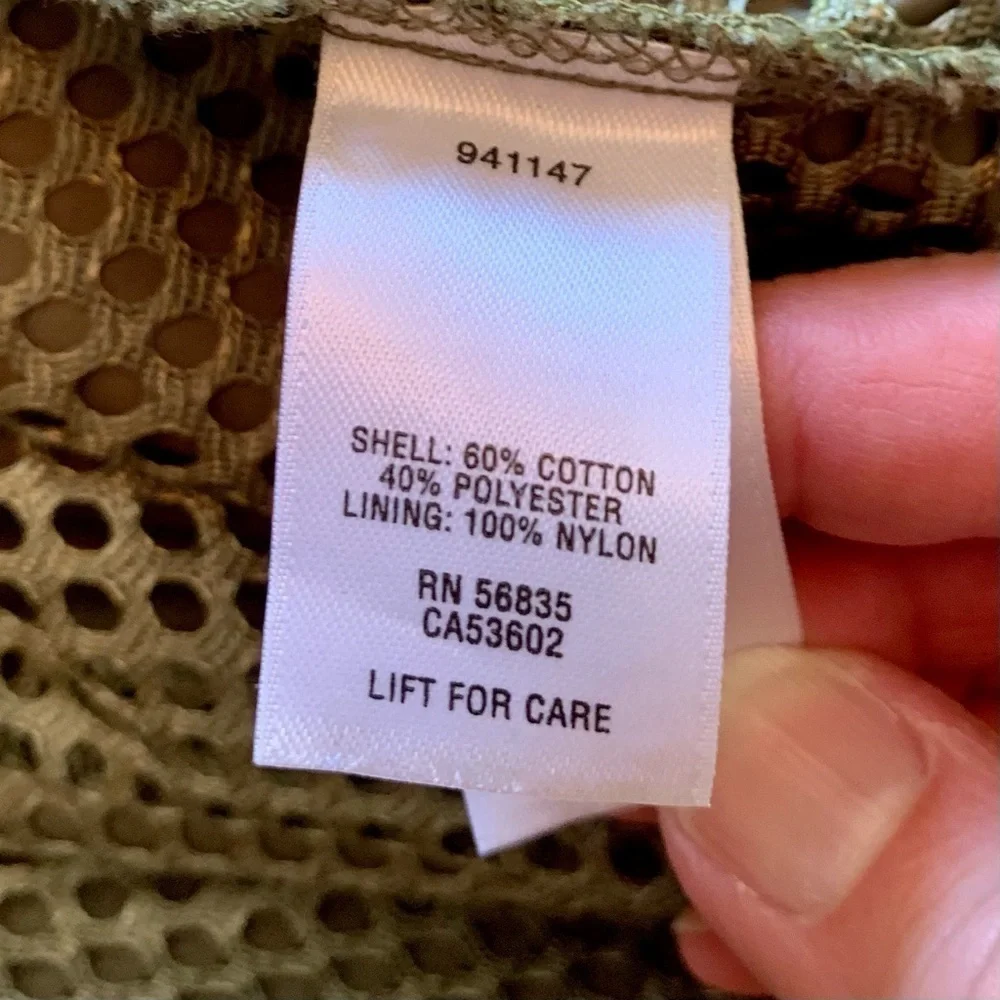 Cabela’s Hunting Vest Open Country Seclusion 3D Camouflage Print Green Men’s XL - Picture 10 of 12